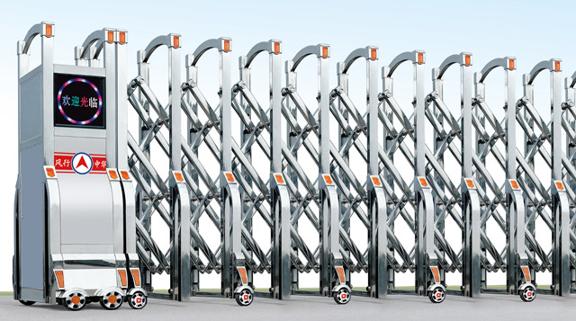 不锈钢伸缩门王者一号