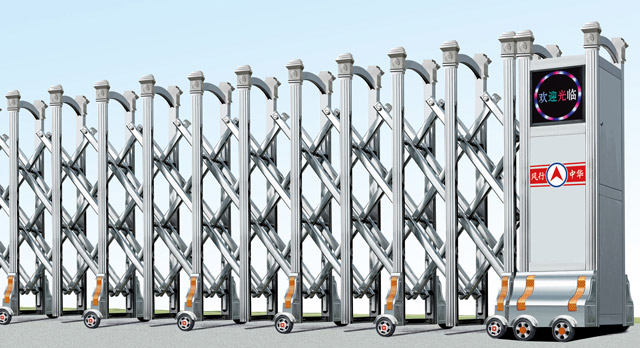 不锈钢伸缩门王者四号