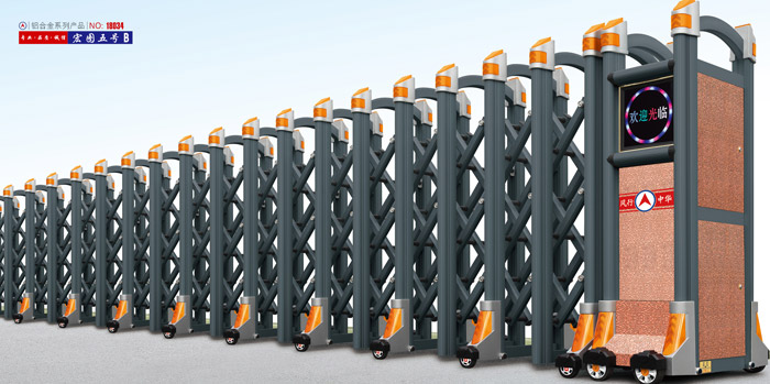 不锈钢伸缩门银鹰五号