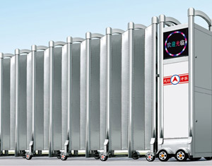 不锈钢伸缩门钢轨的安装方法