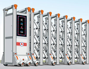 铝合金伸缩门生产工艺流程