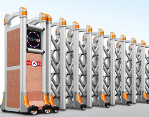 铝合金伸缩门应用