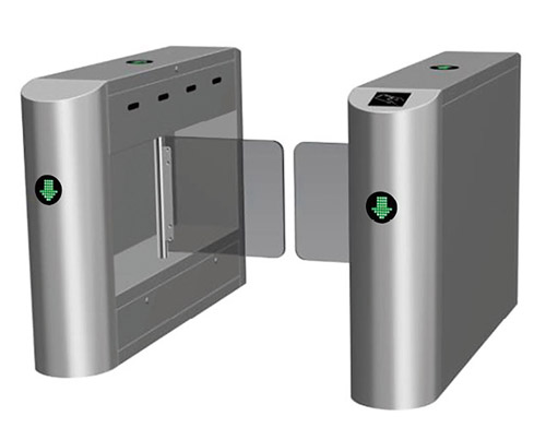 豪华桥式平面圆弧摆闸